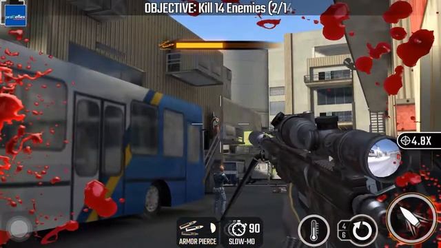 SNIPER STRIKE - SPECIAL OPS - Zone 10 - AIRPORT - RIFLE - Part 3 смотреть онлайн