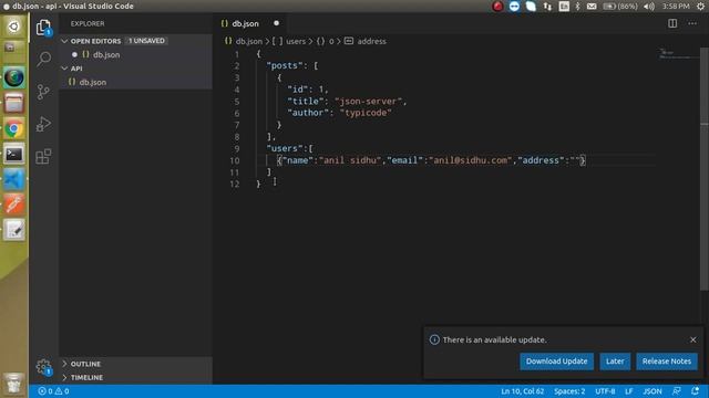 Json server tutorial | make fake rest api смотреть онлайн
