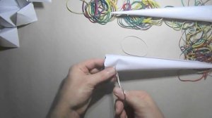 Как сделать нос Буратино из бумаги А4 и простой резинки своими руками