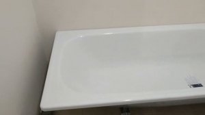 Установка стальной ванны с экраном