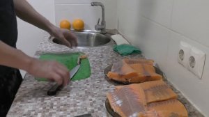 Разделка сёмги и засолка классическим способом