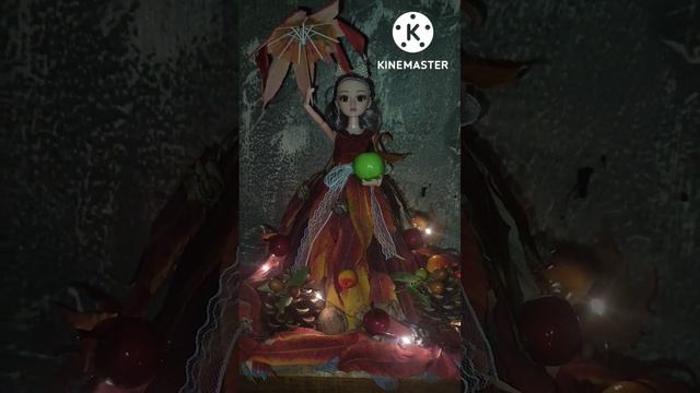 поделка "Осенняя принцесса" #поделкасвоимируками #творчествосдетьми #своимируками #поделки смотреть онлайн