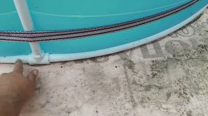 Из надувного бассейна в каркасный
