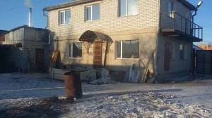 Бугай Алабай. Готовим кашу. Еда для собак в зимнее время.