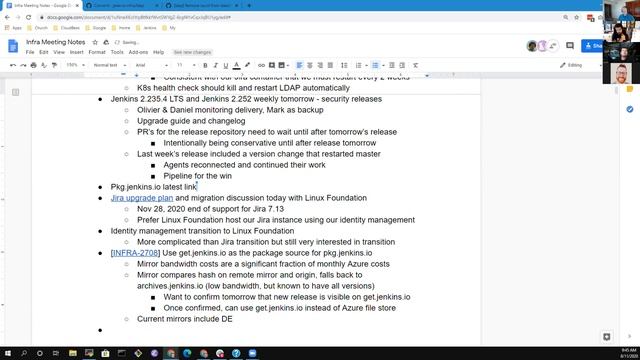 2020 08 11 Jenkins Infra Meeting смотреть онлайн