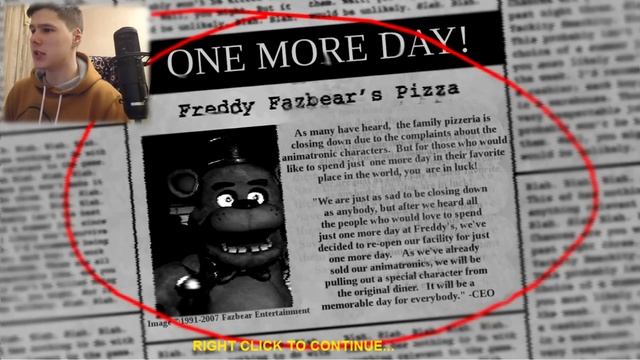 Играем в Five Nights At Freddy's 3 Первая Пародия! смотреть онлайн