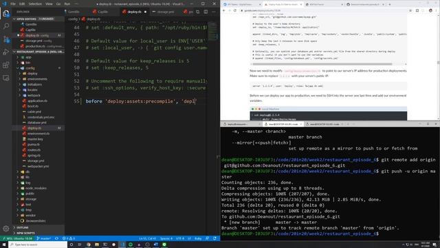 How To Actually Deploy Your First Freelance Rails 6 Web App | Week 2 Episode 6 - 20in20 Challenge смотреть онлайн