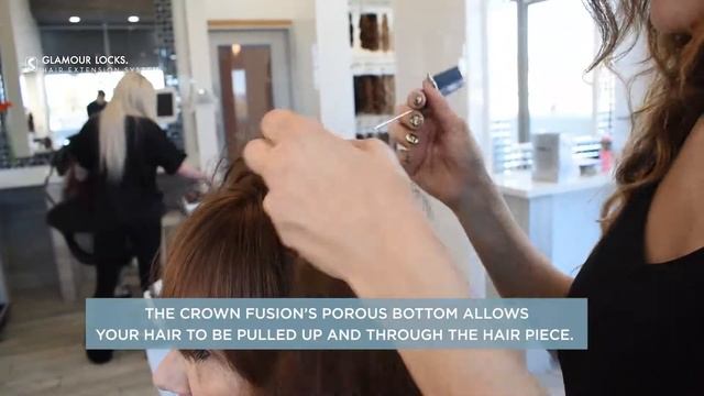Crown Fusion Hair Extensions: For Women With Balding and Thinning On Top Of Their Head смотреть онлайн