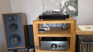 Teac TN-5BB + Denon PMA-A110. Kandace Spings (video 143).