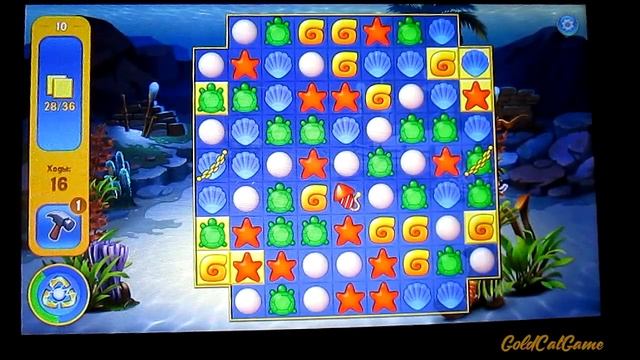 Fishdom: Deep Dive level 10 Walkthrough смотреть онлайн