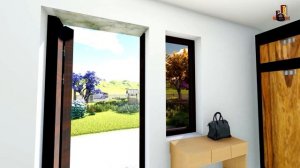 Проект дома 50 м2. 2 этажа. Планировка с размерами. house project