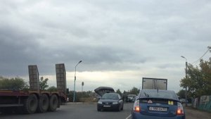 В Омске перевернулся Танк Т-72  10.09.2014