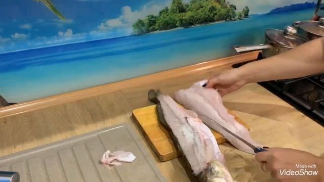 Как ПРОСТО ОТДЕЛИТЬ ФИЛЕ рыбы СУДАКА. Разделка рыбы на части