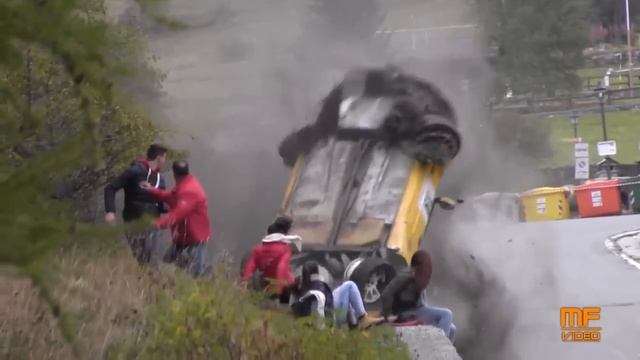 Rally de Aosta 2014 Renault Clio Big Crash