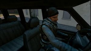 Таксист Русик – Лада седан баклажан GMOD Style