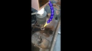 Выжигание болта из блока цилиндров.