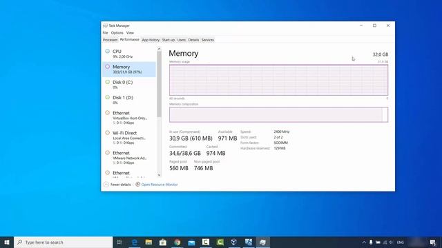 How to check the RAM type DDR3 or DDR4 in Windows 10