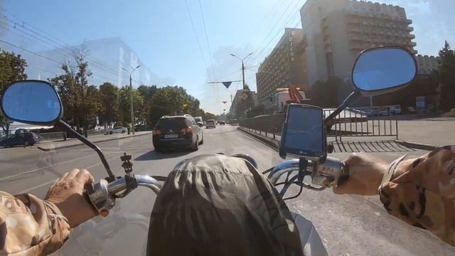 Прогулка по набережной и покатушки. Одиночное мотопутешествие на мопеде Дельта. День четвертый смотреть онлайн