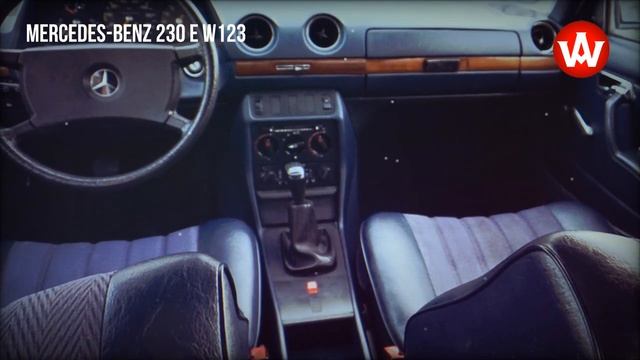 1982 Mercedes-Benz 230 E sedan E-class W123 смотреть онлайн