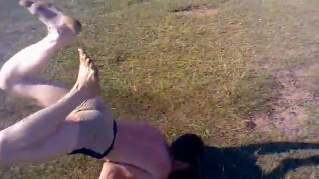 Гарейка, Старояшево. Сальто Старый Яш падение Борьба Маська и Немец 2012г. смотреть онлайн