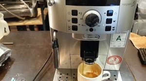 Проверка работы кофемашины Delonghi Magnifica S
