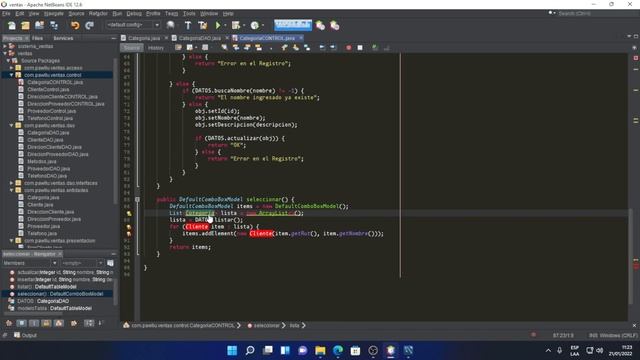 Punto de Venta en Java y Apache NetBeans: Categorías de Producto смотреть онлайн