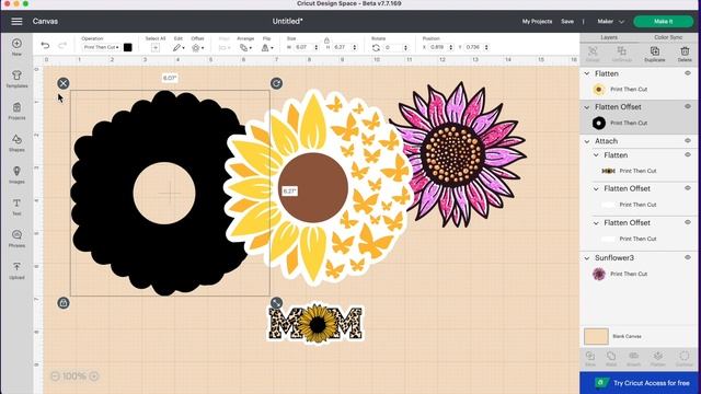 Make Easy Peel Stickers with Cricut using Print Then Cut смотреть онлайн