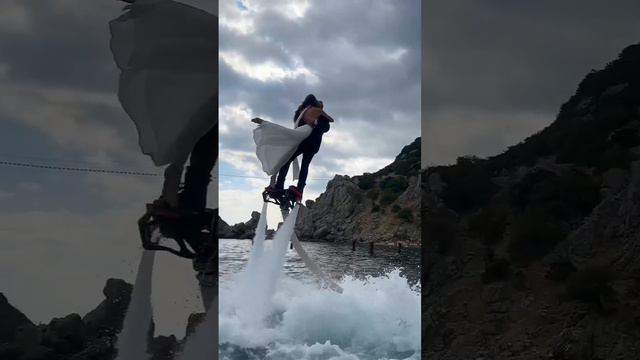 Свадебный танец на флайборде 🤩