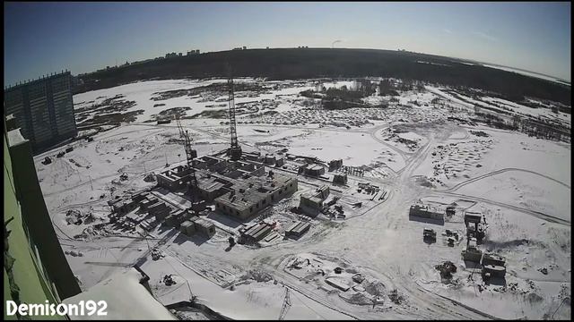 🏗 Работа башенных кранов: КБ-160, КБ-405. ЖК Academ Riverside. Челябинск смотреть онлайн