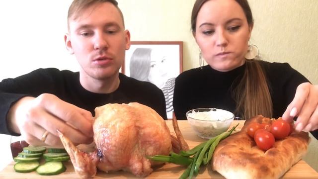 MUKBANG CHICKEN | МУКБАНГ КУРИЦА | МУКБАНГ В ЧЕТВЕРОМ смотреть онлайн