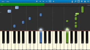 Пицца - Лифт (на пианино Synthesia)