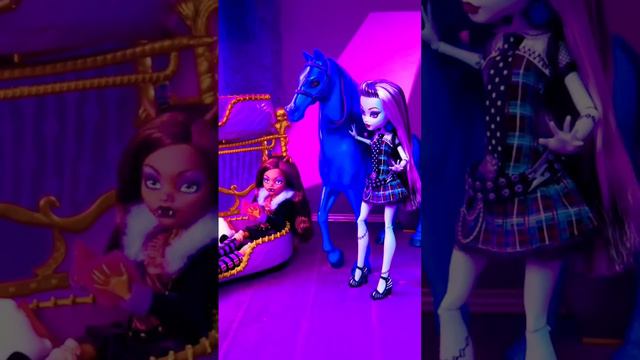 ЧТО ЭТО? 😱 Френки Штейн и Клодин Вульф в Тик Ток озвучила @dosejoy 💜Монстер Хай Monster High