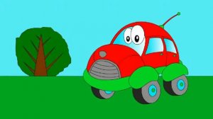 Умный ребенок розукрась машинку учим цвета