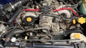 Работа двигателя Subaru EJ20D