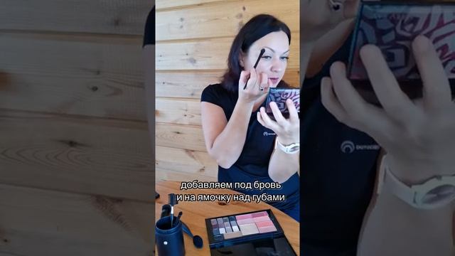 Макияж с использованием хайлайтеров. смотреть онлайн