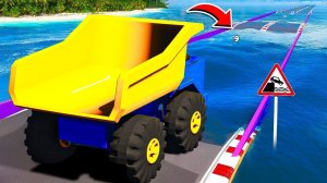 СМОЖЕТ ЛИ ИГРУШЕЧНЫЙ ГРУЗОВИК ПРОЕХАТЬ ГЛУБОКУЮ ЯМУ С ВОДОЙ  ГТА 5 МОДЫ РАЙЛЮХА