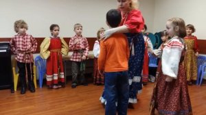 Игра-песня "В огороде бел козёл". Детская фольклорная студия "Потешки". Младшая группа.