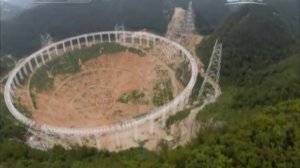 World's largest telescope begins installation of main cable net