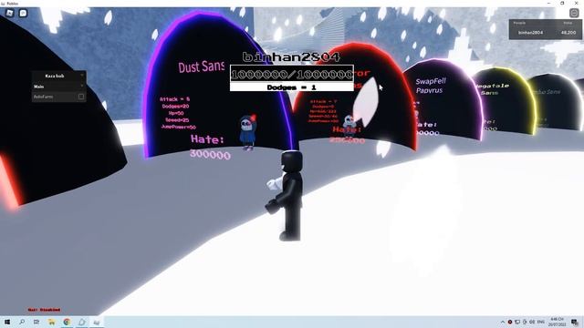 Undertale Final Multiversal World script hub 2022 смотреть онлайн