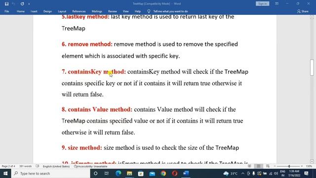 What is TreeMap in java (Telugu) смотреть онлайн