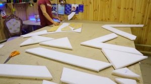 Как своими руками сделать мягкое ИЗГОЛОВЬЕ ДЛЯ КРОВАТИ? Михаил Теремков