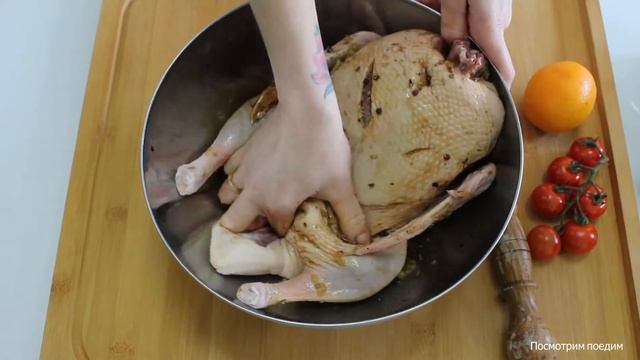 Утка с апельсинами в духовке! смотреть онлайн