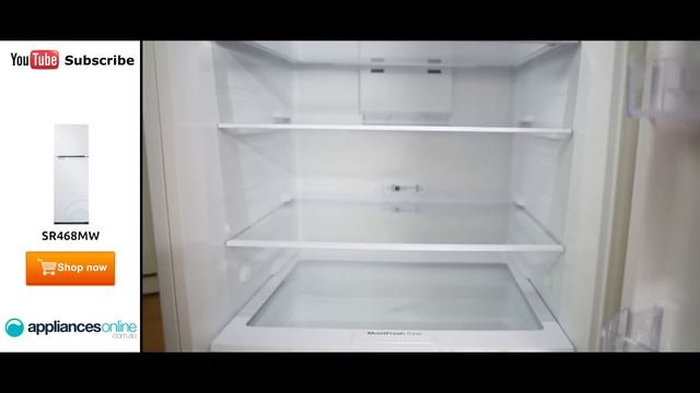 The SR468MW 469L Samsung Fridge in classic white finish with twist ice maker - Appliances Online