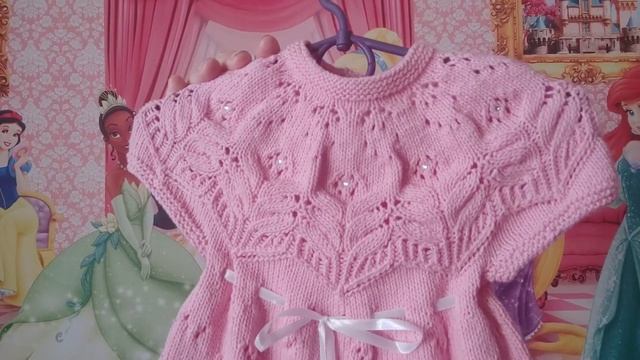 УДИВИТЕЛЬНОЕ ПЛАТЬЕ СПИЦАМИ ДЛЯ ДЕВОЧКИ: ЭКСКЛЮЗИВНЫЙ ДИЗАЙН I РУЧНАЯ РАБОТА смотреть онлайн
