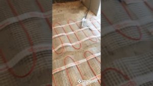 Укладка тёплого пола под плитку.Своими руками!!!В ванной комнате!!!