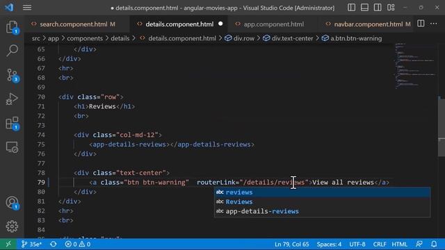 35. Adding Navigation with [routerLink] смотреть онлайн