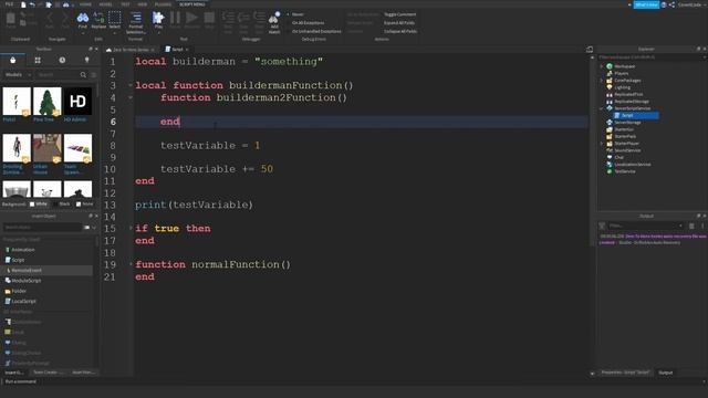 ROBLOX How To Script: Local Variables & Functions (Zero to Hero #16)