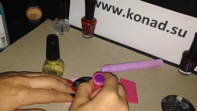 konad nail art роспись ногтей хохлома смотреть онлайн