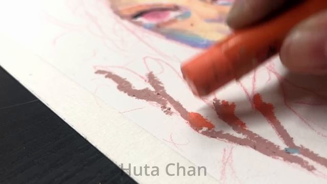 Trying Oil Pastel for the FIRST TIME - Drawing Nezuko grown up | Huta Chan смотреть онлайн