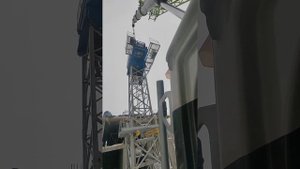 монтаж итальянского башенного крана автокраном зумлион 25т#автокран #zoomlion #ижевск #работа